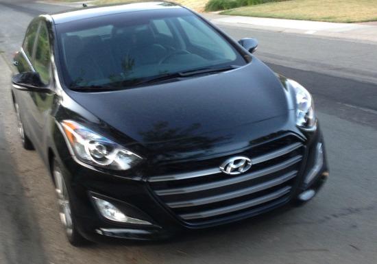The 2016 Hyundai Elantra GT has more aggressive front grille.