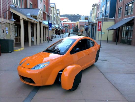 The Elio three-wheel vehicle will be introduced in 2015.