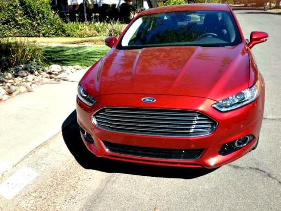 The 2013 Ford Fusion has a new front grille.