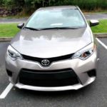 The 2014 Toyota Corolla has an "angry" front grille.