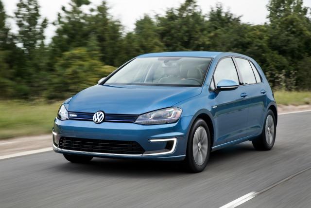 The 2015 Volkswagen e-Golf in the carmaker's first fully electric vehicle.