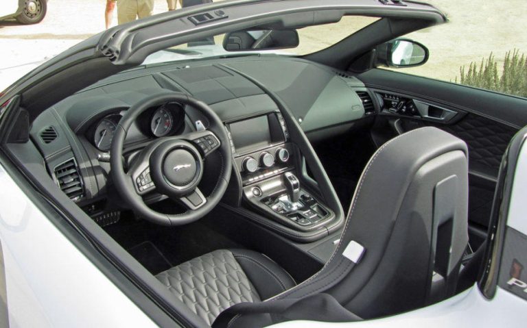 The interior of the new Jaguar Project 7.