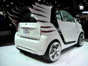 Smart concept car at LA Auto Show.