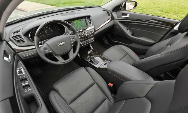 The 2014 Kia Optima has a plush interior.