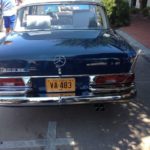 A 1964 Mercedes-Benz sedan at the Concours on the Avenue.