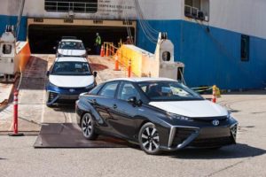 Potential buyers of the hydrogen fuel Toyota Mirai can visit the car's new information portal July 20.