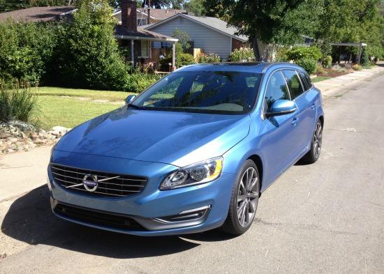 The new sleek look of the 2015 Volvo V60 T5 wagon.